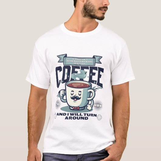 Zeg maar koffie t-shirt (Voorkant)