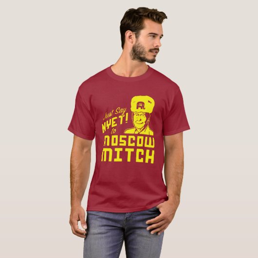 Zeg maar nee, Moskou Mitch T-shirt (Voorkant volledig)