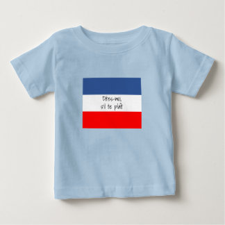 Zeg me, alsjeblieft (Spreek tegen me) Franse vlag