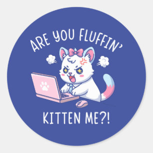 Zeg Me Dat Ik Gedroomd Heb - Grappig Kantoorhumor Ronde Sticker