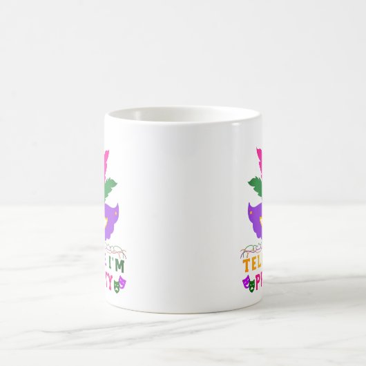 Zeg me dat ik Mardi Gras Festival ben Koffiemok (Center)