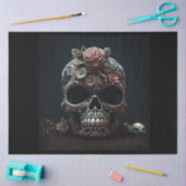 Zeg me dat ik  schedel Gothic ontkoppelpapier ben Tissuepapier (Craft)