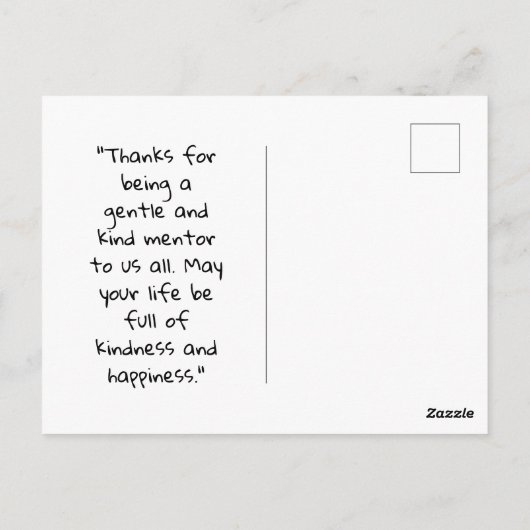 Zeg me en ik vergeten Benjamin Franklin Quote Briefkaart (Achterkant)