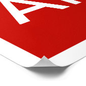 Zeg me niet dat ik kalm Poster moet houden. (Hoek)