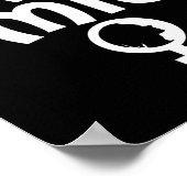 Zeg me om te glimlachen Feminisme Sterke vrouwen F Poster (Hoek)