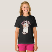Zeg Meow Grappig Schattige T-shirt (Voorkant volledig)
