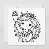 Zeg met deze Schattigee Plant thema kleuren (Voorkant)