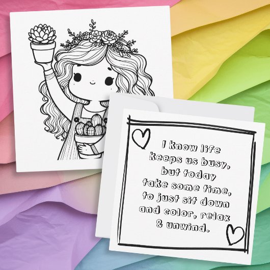 Zeg met deze Schattigee Plant thema kleuren