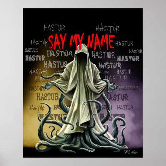 Zeg mijn naam: Hastur Hastur Hastur Poster (Voorkant)