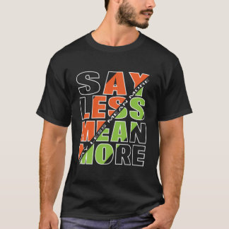 ZEG MINDER BETEKENT MEER Basic T-shirt