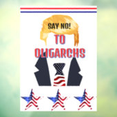 Zeg nee! Naar Oligarchen Venster Koppelen Raamsticker (Vel 3)