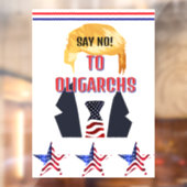 Zeg nee! Naar Oligarchen Venster Koppelen Raamsticker (Vel 2)