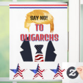Zeg nee! Naar Oligarchen Venster Koppelen Raamsticker (Huis)