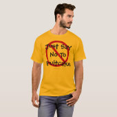 Zeg nee tegen broekcake t-shirt (Voorkant volledig)