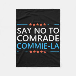 Zeg Nee Tegen Comrade Commie La Grappige Anti Kama Fleece Deken