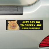 Zeg nee tegen Creepy Joe Bumpersticker (Op auto)