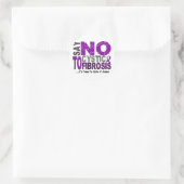 Zeg NEE tegen cystische fibrose 1 Ronde Sticker (Tas)