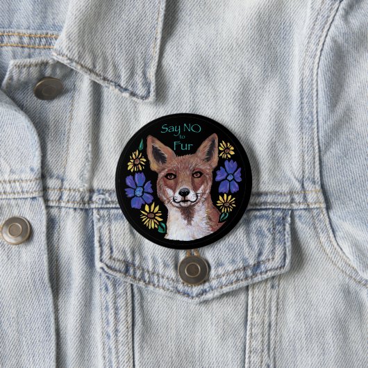 Zeg NEE tegen de Button van Fur (In situ)