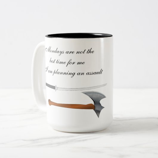 Zeg NEE tegen de Mok van maandag (Voorkant links)