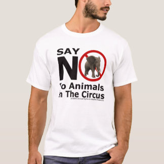 Zeg nee tegen dieren in het Circus Elephant Shirt