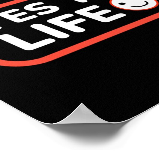 Zeg nee tegen drugs, ja tegen het leven poster (Hoek)