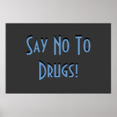 Zeg nee tegen drugs poster (Voorkant)