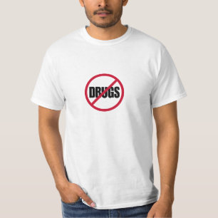 Zeg nee tegen drugs t-shirt