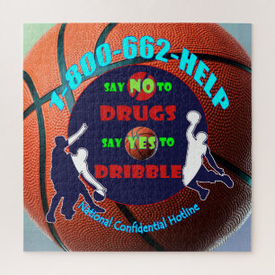 Zeg NEE tegen drugs - Zeg JA tegen Drijfstok Legpuzzel