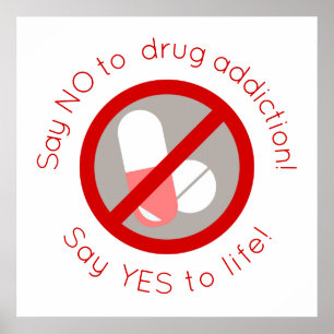 Zeg Nee Tegen Drugs Zeg Ja Tegen Leven Drugsversla Poster