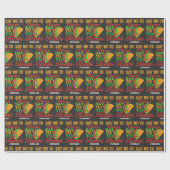 Zeg nee tegen drugs Zeg ja tegen Tacos Cadeaupapier (Vlak)