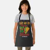 Zeg nee tegen drugs Zeg ja tegen Tacos Schort (Insitu)