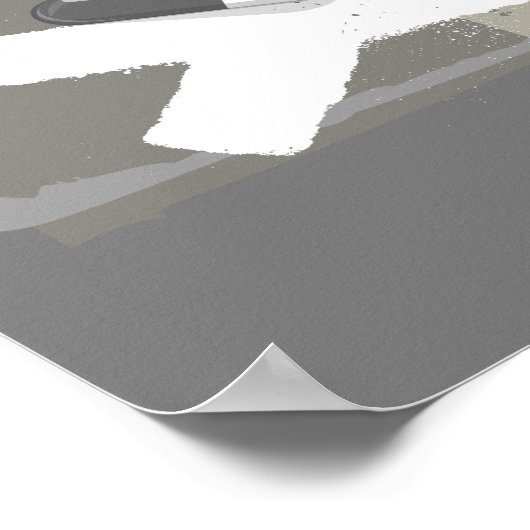 Zeg nee tegen drugsbestrijding poster (Hoek)