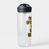 Zeg nee tegen feestmuziek voor Halloween Waterfles (Voorkant)