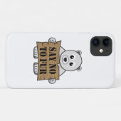 Zeg nee tegen Fur Case-Mate iPhone Case (Achterkant (horizontaal))
