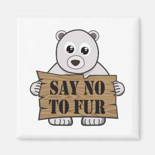 Zeg nee tegen Fur Magneet