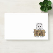 Zeg nee tegen Fur Post-it® Notes (Kantoor)