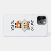 Zeg nee tegen Fur - Sad Fox Case-Mate iPhone Case (Achterkant (horizontaal))