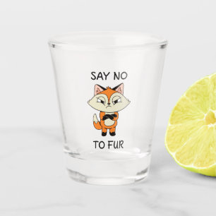 Zeg nee tegen Fur - Sad Fox Shot Glas