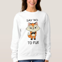 Zeg nee tegen Fur - Sad Fox