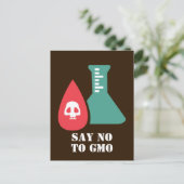 Zeg nee tegen GGO Briefkaart (Staand voorkant)