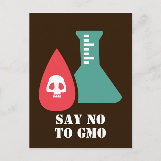 Zeg nee tegen GGO Briefkaart (Voorkant)
