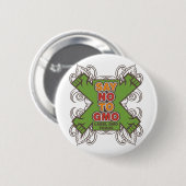 Zeg nee tegen GGO Ronde Button 5,7 Cm (Voorkant /achterkant)