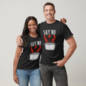 Zeg nee tegen het eten van grappige zeeboil Ea T-shirt (Unisex)