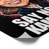 Zeg nee tegen het Kamunisme Stem Trump Vance 2024 Poster (Hoek)