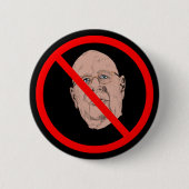 ZEG NEE TEGEN KLAUSE BUTTON OP ZWARTE ACHTERGROND (Voorkant)