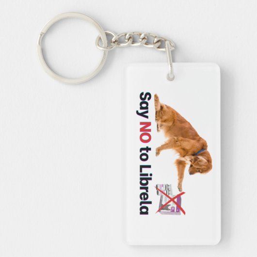 Zeg NEE tegen Librela Sleutelhanger (Voorkant)