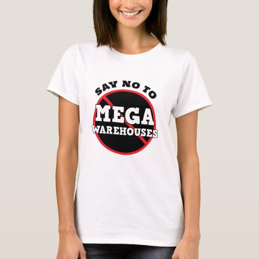 Zeg Nee tegen Mega Pakhuizen T-shirt (Voorkant)
