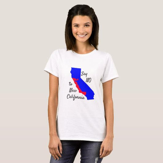 Zeg NEE tegen New California Shirt (Voorkant volledig)