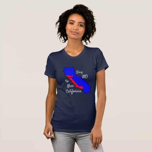 Zeg NEE tegen New California Shirt (Voorkant volledig)