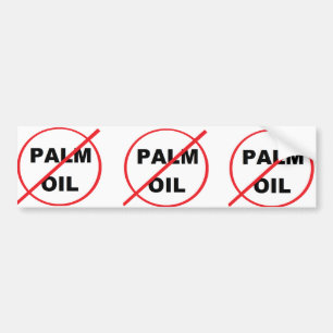 ZEG NEE TEGEN PALMOLIE BUMPERSTICKER